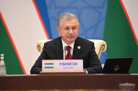 Выступление Президента Республики Узбекистан Шавката Мирзиёева на заседании Совета глав государств-членов Шанхайской организации сотрудничества