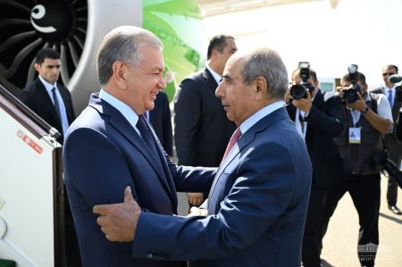 Президент Узбекистана прибыл в Физули