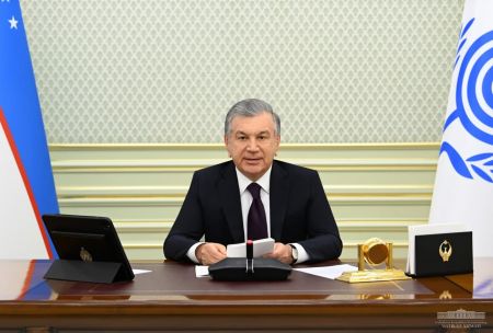 Выступление Президента Республики Узбекистан Шавката Мирзиёева на 14-м саммите Организации экономического сотрудничества, прошедшем  в формате видеоконференции