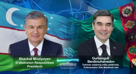 Turkmaniston yetakchisi O‘zbekiston Prezidentini tug‘ilgan kuni bilan samimiy tabrikladi