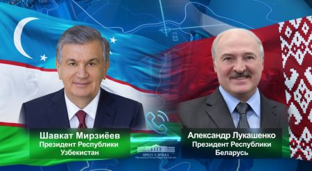Президенты Узбекистана и Беларуси обсудили актуальные вопросы двустороннего сотрудничества
