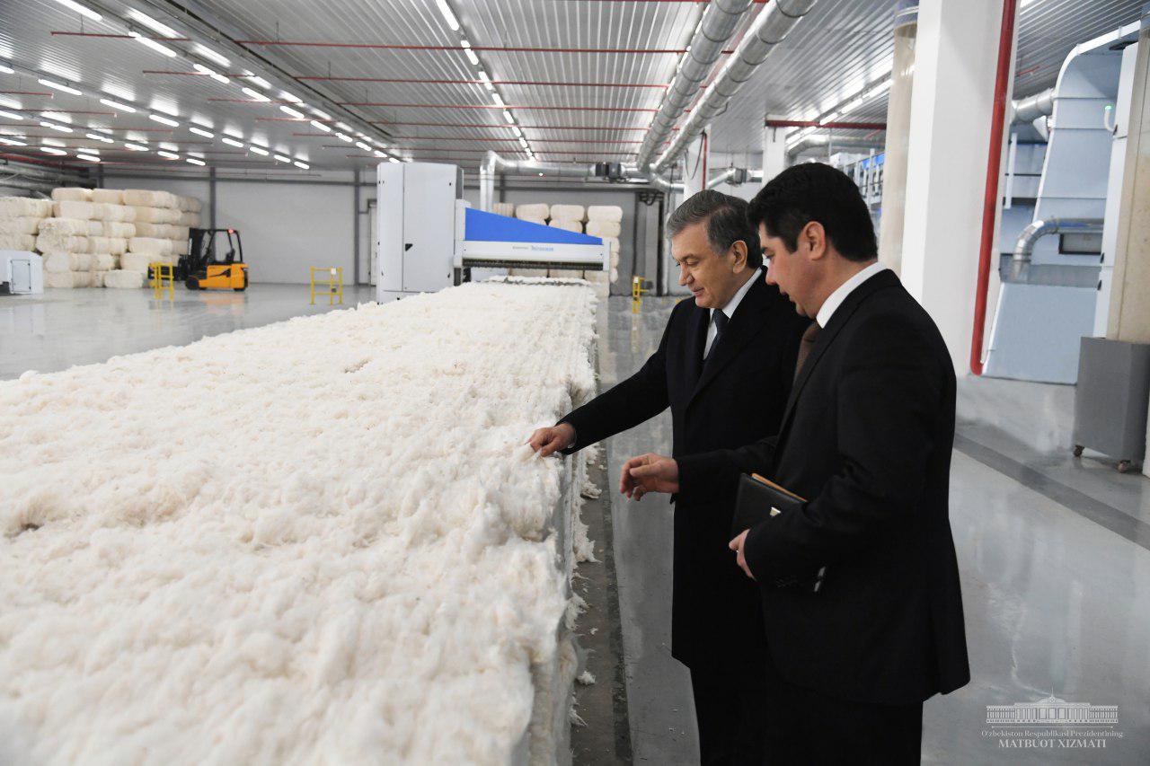 The President has visited advanced industustrial complex of Turakurgan