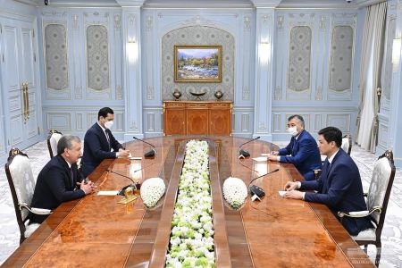 President of Uzbekistan Receives Prime Minister of Kyrgyzstan