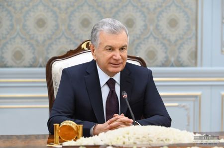 Uzbek President Receives Qatari Delegation