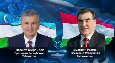Лидеры Узбекистана и Таджикистана провели телефонный разговор